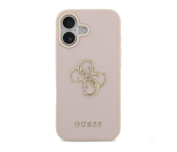 Guess Grained Big 4G & Classic Logo do iPhone 17 różowy - 1365544 - zdjęcie 2